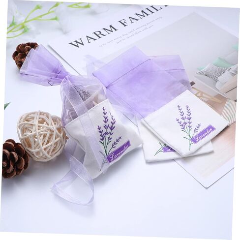 Gatuida 75 Pcs Drawstring Jewelry Bag Closet Sachets Closets Sachet Drawstring Bag Lavender Scent Bags Dried Lavender Buds Bag Bags Empty Sachet Empty Bags Gauze Bags Miss Mesh Lipstick in Kuwait