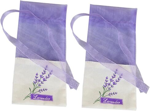 Gatuida 75 Pcs Drawstring Jewelry Bag Closet Sachets Closets Sachet Drawstring Bag Lavender Scent Bags Dried Lavender Buds Bag Bags Empty Sachet Empty Bags Gauze Bags Miss Mesh Lipstick in Kuwait