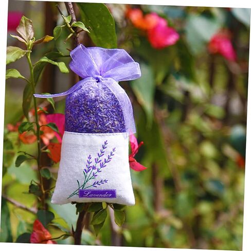 Gatuida 75 Pcs Drawstring Jewelry Bag Closet Sachets Closets Sachet Drawstring Bag Lavender Scent Bags Dried Lavender Buds Bag Bags Empty Sachet Empty Bags Gauze Bags Miss Mesh Lipstick in Kuwait