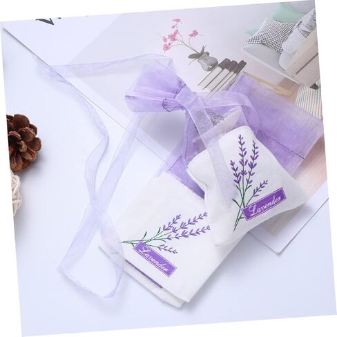 Gatuida 75 Pcs Drawstring Jewelry Bag Closet Sachets Closets Sachet Drawstring Bag Lavender Scent Bags Dried Lavender Buds Bag Bags Empty Sachet Empty Bags Gauze Bags Miss Mesh Lipstick in Kuwait