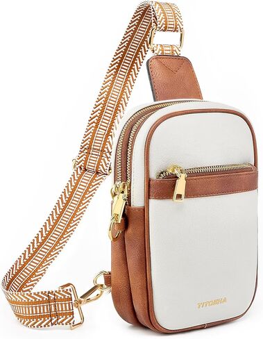 Titosha Anti Theft Small Sling Bags for Women RFID Blocking Cross Body Travel Purse Fanny Packs with Anti-Pickpocket Clip in Saudi Arabia