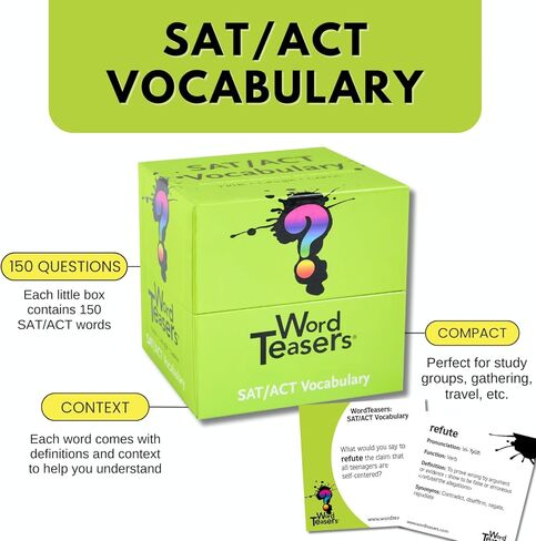 ؟ WORD TEASERS Small Fry - لعبة مفردات ممتعة للأطفال - لعبة فنون اللغة وبطاقات فلاش لبناء المفردات - 150 بطاقة مفردات in Kuwait