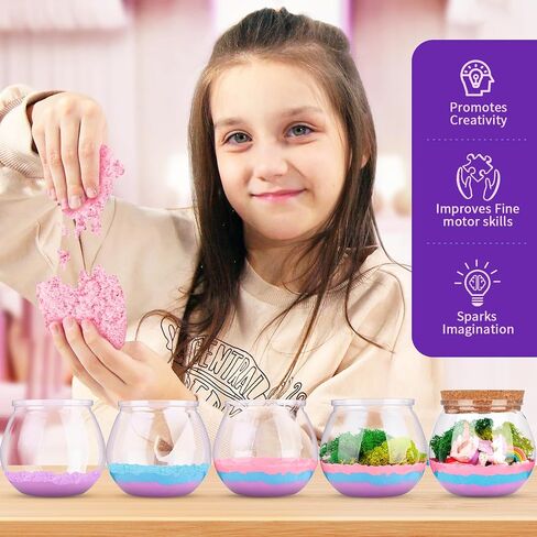 Unicorn Gifts for Girls 4-10 Years Old, Unicorn Crafts Kit for Kids, Light Up Unicorn Decoration with Remote - Arts and Crafts for Kids, Birthday Gifts Toys for Girls Age 4 5 6 7 8 9 10 in Kuwait