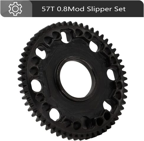 GLOBACT Steel 57T Spur Gear 0.8Mod ترس تفاضلي لـ 1/10 Arrma Senton Granite Big Rock Kraton Outcast 1/8 Typhon ترقية استبدال Arrma ARA310945 in Kuwait
