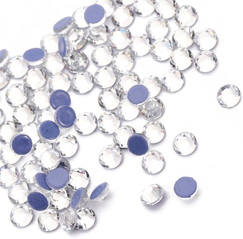 SS8 Light Pink Hotfix Rhinestones Bulk, 2880 Pieces Hot Flat Back Crystals Rhinestones for Crafts Clothes Shoes DIY Supplies, 2.5MM in Saudi Arabia