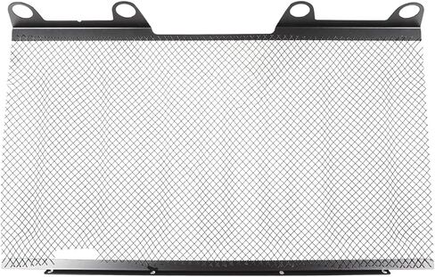 حشوة شبكية متوافقة مع جيب رانجلر JK JKU 2007-2018، حشوات شبكية أمامية معدنية بفتحة شبكية سوداء in Kuwait