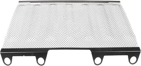 حشوة شبكية متوافقة مع جيب رانجلر JK JKU 2007-2018، حشوات شبكية أمامية معدنية بفتحة شبكية سوداء in Kuwait