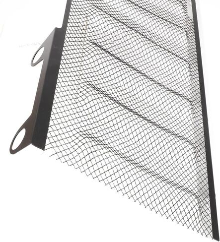 حشوة شبكية متوافقة مع جيب رانجلر JK JKU 2007-2018، حشوات شبكية أمامية معدنية بفتحة شبكية سوداء in Kuwait