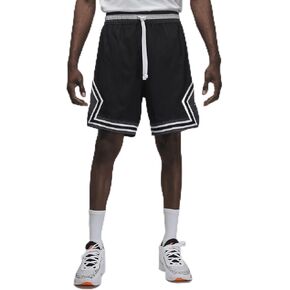 Jordan Dri-FIT Sport Men's Woven Diamond Shorts (Black/White/Dark Shadow/White, FB7580-010)