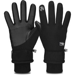 Winter Gloves -30℉ Thermal Gloves for Men Women, Windproof Touchscreen Gloves for Running Skiing in Cold Weather