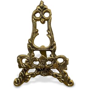 Small Decorative Brass Picture Easel