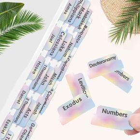 Bible Tabs for Kids,80 Bible Tabs Old and New Testament Bible Tabs for Women Study Bible