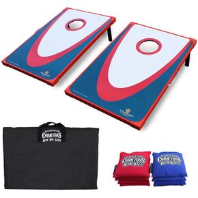 Driveway Games Backyard Edition Wood Corn Toss Game with Carry Bag