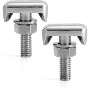 2pcs Battery Terminal Bolt, Battery Terminal Extender T-Bolt Stainless Steel Battery Terminal Nuts Replacement Car Battery Cable Bolt for GM 19116852 VW6X0-915-138 BMW 61128373946 DORMAN 64740