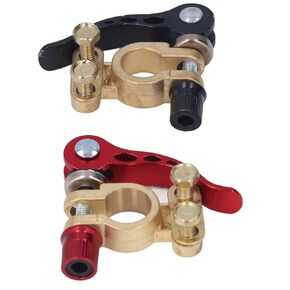 2pcs Quick Disconnect and Release Positive Negative Clamps Car Battery Terminal Connector Battery Terminal Clamp Connectors Terminals Ends