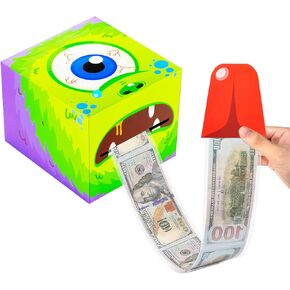 Rgontar Birthday Money Box for Cash Gift,Surprise Gift Birthday Box for Money with Pull Out,Animal Money Box, Birthday Gifts for Teens Adult Friends and Family