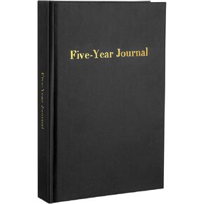 Hard Cover 5 Year Journal 6 x 8.5 Inch 5 Year Memory Notebook Daily Journal, Yearly Undated Diary Life Planner Log Book Gifts for Men and Women (Wine Red)