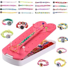 QDGMXIV Bracelet Making Kit for Girl 7 8 9 10 11 12 Year Old, Arts and Crafts Kid Gifts for Birthday