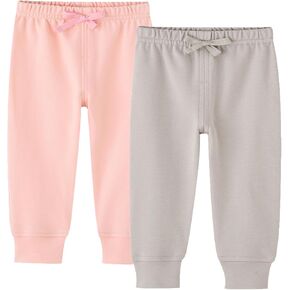 Cotton Infant Pants for Baby Girls & Boys, Newborn's 2-Pack Legging for Autumn & Spring in Kuwait
