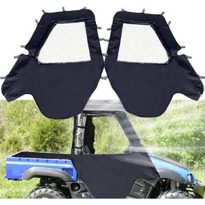 Soft Doors for Hisun Axis 500 700 Coleman 500 700 Massimo MSU500,Left Right Soft Cab Enclosure for Hisun,Thickened 900D Oxford Cloth Side Doors with Zipper Open Soft Doors and Windows