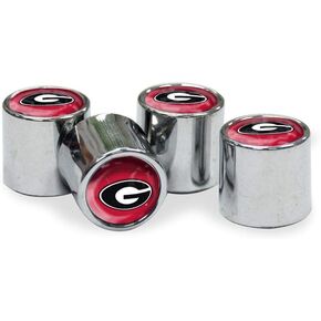 Georgia Bulldogs College Cappers Tire Valve Stem Covers -