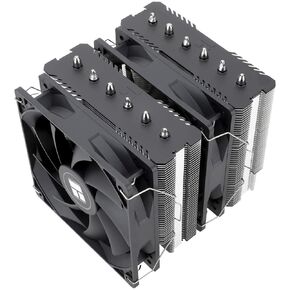 Thermalright Peerless Assassin 120 SE Black CPU Air Cooler, 6 Heat Pipes Heatsink Dual Towers Cooler, with Dual PWM Fans, 1550RPM Speed, Desktop CPU Cooler for Intel 1700/1851/1150/1151/1200;AM4 AM5