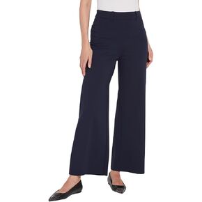 Lyssé Erin Wide Leg Ponte Pants – High Waist Wide Leg Pants for Women, Made with Lightweight Ponte Knit Fabric