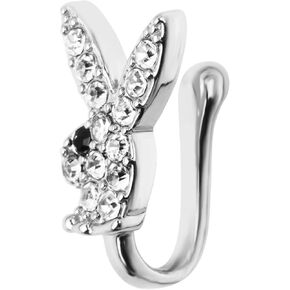 Non Piercing Nose ring Playboi Bunny Nose Ring Fake Piercing Jewelry