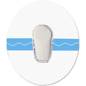 G6 Adhesive Patches Waterproof - 60 Pack Clear G6 Sensor Covers-Transparent Stickers for G6 Without Hole-HECHUAN