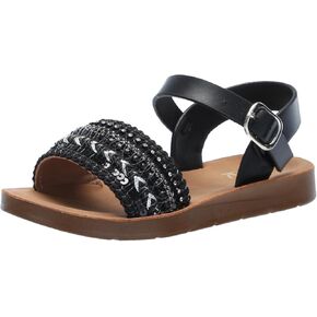 YOKI Girl's Flat Open Toe Sandal