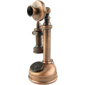 IIV Treasure Gurus Antique Style Candlestick Phone Die Cast Pencil Sharpener