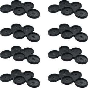 32mm 5-Man Movement Trays (x8) - Miniature Terrain Set - 32mm Scale Scenery - Tabletop Wargaming Mini Trays - Dungeon Accessories - RPG Fantasy Dragon Game Models - Bits for Battle Grid Mats