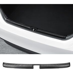 Exterior Rear Bumper Protector for Toyota Camry 2024 2023 2022 2021 2020 2019 2018 Accessories Stainless Steel Rear Bumper Guard Trunk Sill Protector (Black Brushed)
