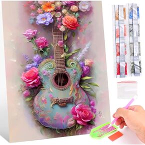 ROOHOME DIY Diamond Art Kits for Adults -Full Drill Colorful Auspicious Clouds 5D Diamond Painting Kits-Fantasy World Diamond Dots Gem Painting Kits for Home Decor and Birthday Gifts for Women