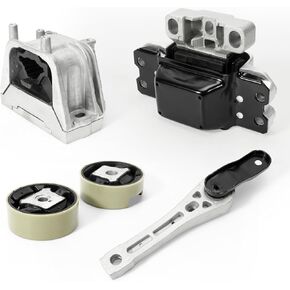 1J0199262DA 5 قطع محرك المحرك وناقل الحركة مجموعة تثبيت متوافقة مع 2006 2007 2008 2009 2010 2011 2012 2013 2014 VW Beetle Golf Jetta Passat Rabbit استبدال # 1K0-199-262BC، 1K0199262BC in Kuwait