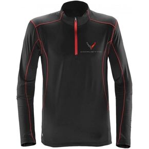SR1 Performance C8 Corvette Quarter-Zip Fleece Lightweight Jacket for Next Generation Stingray - Officially Licensed by GM