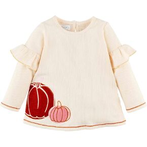 Mud Pie Girls' Pumpkin Patch Tunic, Ivory