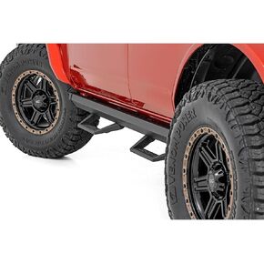 Rough Country SRL2 Adjustable Aluminum Steps for Ford Bronco 4WD (2021-2024) 4-Door