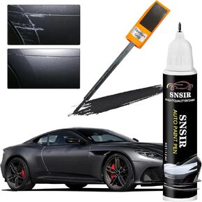 طلاء أبيض يعمل باللمس للسيارات، قلم طلاء السيارة الأبيض لإصلاح الخدوش، طلاء لمس اثنين في واحد، مزيل خدوش السيارة الفاخر للخدوش العميقة، 0.4 أونصة سائلة (أبيض نقي) in Kuwait