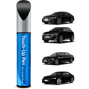 LS9R/2Y Glacier White Metallic Touch Up Paint Compatible With Audi Exact Match Car Paint Pen Scratch Repair