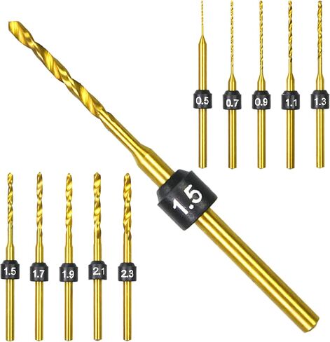 مجموعة رؤوس مثقاب صغيرة من AM ARROWMAX PCB، 0.5 مم - 2.3 مم، ساق 3/32 بوصة، حجم محدد، مجموعة لقم مثقاب مجوهرات من كربيد التنجستن، أداة حفر ثقب DIY، كهرمان، خرز، PCB، خشب، خرزة (مجموعة SDS B) ) in Kuwait