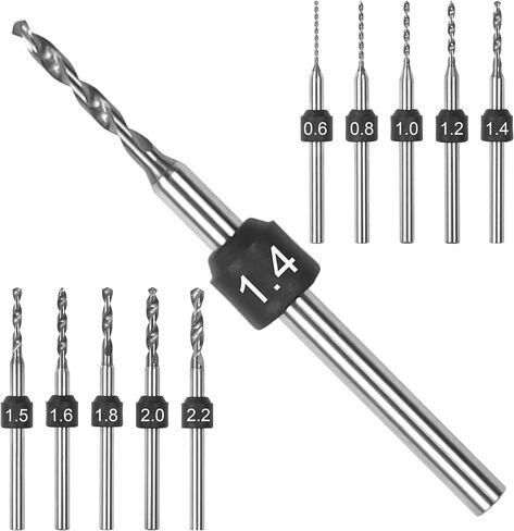 مجموعة رؤوس مثقاب صغيرة من AM ARROWMAX PCB، 0.5 مم - 2.3 مم، ساق 3/32 بوصة، حجم محدد، مجموعة لقم مثقاب مجوهرات من كربيد التنجستن، أداة حفر ثقب DIY، كهرمان، خرز، PCB، خشب، خرزة (مجموعة SDS B) ) in Kuwait