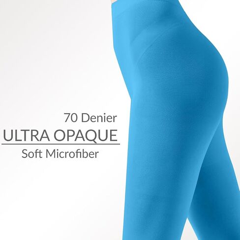 G&Y Opaque Tights for Women - 70D Control Top Pantyhose Running Yoga Leggings Athletic Pants in Kuwait
