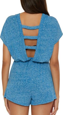 BECCA womens Beach Date Romper, V-neck, Casual, Beach Cover Ups for Women in Saudi Arabia