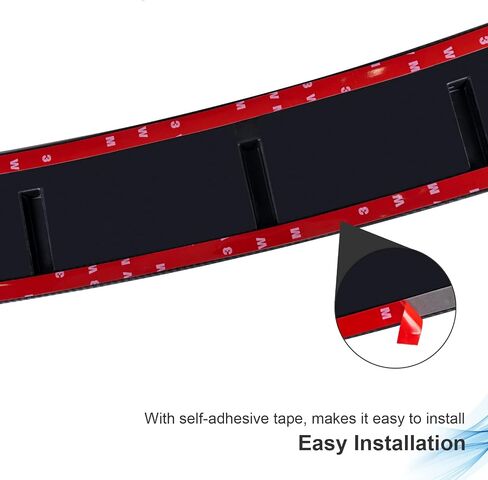 Window Rear Roof Spoiler 3 Pieces Wing Type R Style Compatible with Honda Civic 2016-2021 4 Door Sedan Automotive Body Kits,Glossy Black in Saudi Arabia