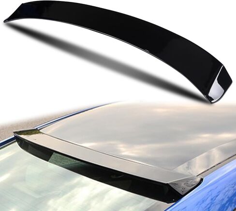 Window Rear Roof Spoiler 3 Pieces Wing Type R Style Compatible with Honda Civic 2016-2021 4 Door Sedan Automotive Body Kits,Glossy Black in Saudi Arabia