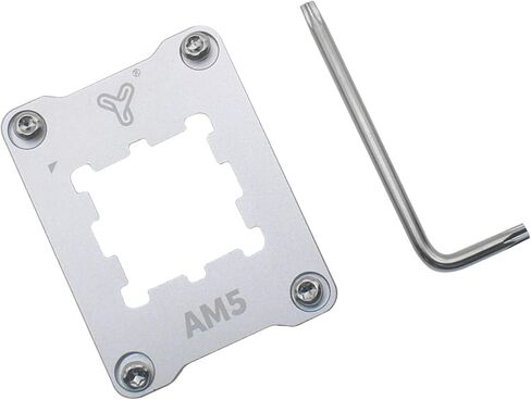 FDXGYH 1 Pcs AM5 CPU Fix Holder Aluminum Alloy Anti-Bending Contact Frame with Screw Screwdriver for AM5 Motherboard Slot, X670, B650 Series Chipset in Kuwait