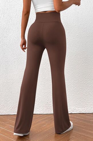 PRETTYGARDEN Women's Summer Yoga Pants High Waisted Sweatpants Casual Striped Bootcut Flare Workout Leggings in Saudi Arabia