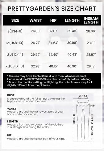 PRETTYGARDEN Women's Summer Yoga Pants High Waisted Sweatpants Casual Striped Bootcut Flare Workout Leggings in Saudi Arabia