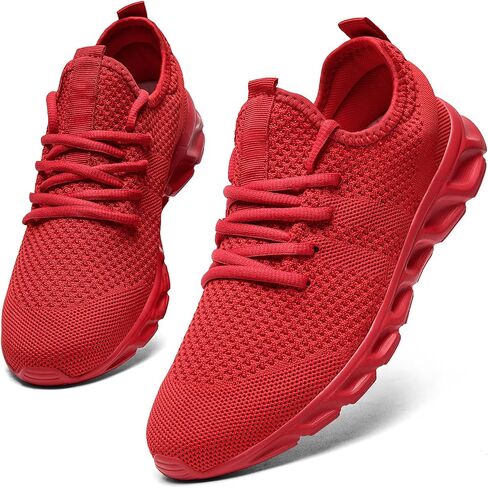 Oltyutc Tennis Gym Shoes for Women Lightweight Running Sneakers | Slip On Walking Footwear, Lightweight Breathable for All-Day Comfort, Suitable Outdoor Indoor Light Sports in Saudi Arabia